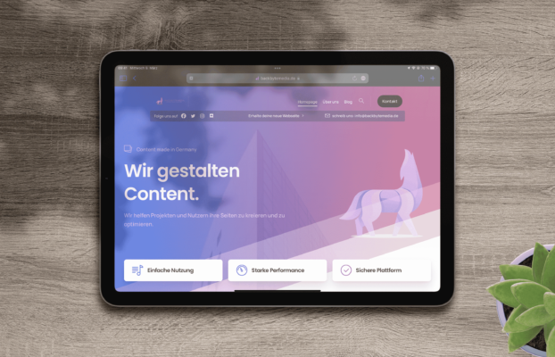 Unsere neue Webseite